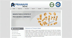 Desktop Screenshot of pranamimetal.com